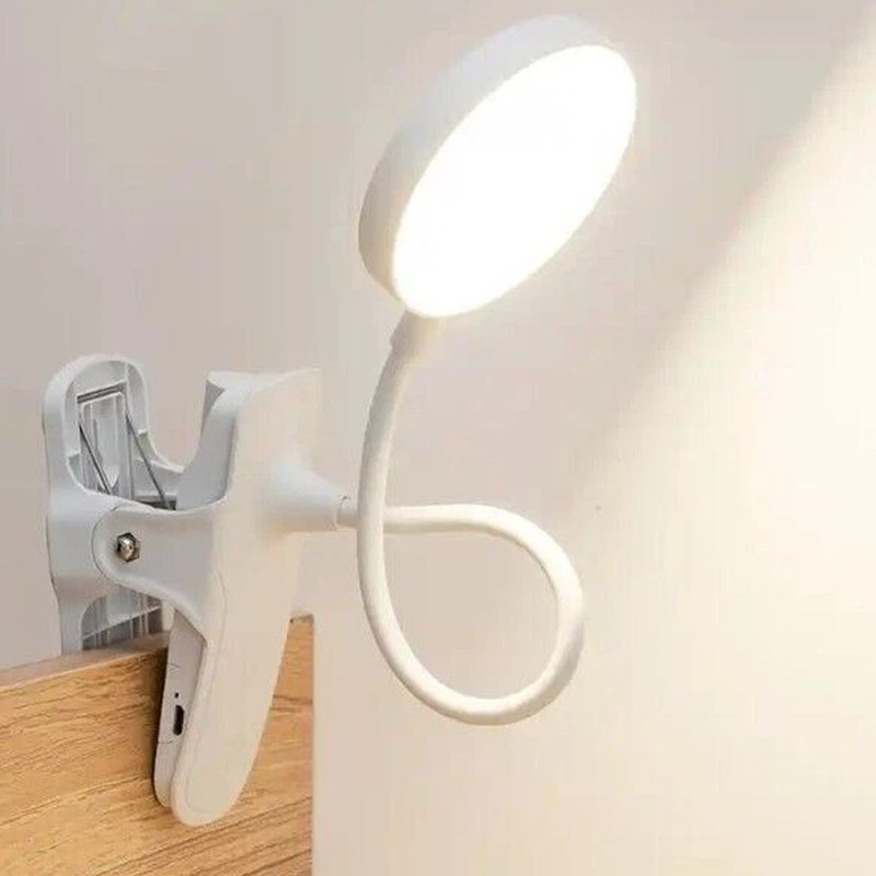 USB充电夹式软管LED阅读灯