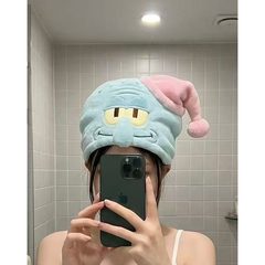 珊瑚绒加厚干发帽吸水超强可爱章鱼头巾